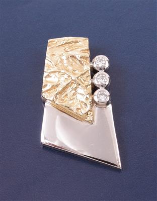 Brillant Anhänger zus. ca. 0,15 ct - Gioielli, arte e antiquariato