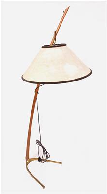 Stehlampe (Dornstab), von J. T. Kalmar  &  A. Pöll, Wien um 1950, Modell 2076, - Furniture and decorative art