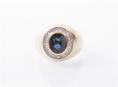 Diamant/Saphir-Ring - Jewellery, Works of Art and art