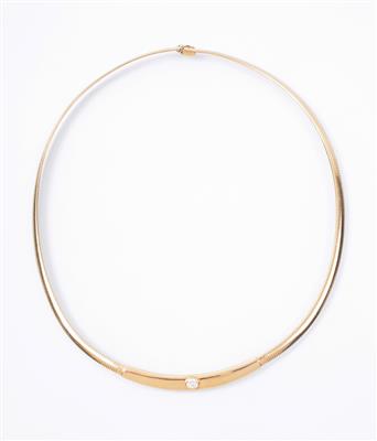 Brillant-Collier ca. 0,25 ct - Schmuck und Uhren