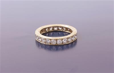 Brillant-Memoryring zus. ca. 2,30 ct - Jewellery and Watches