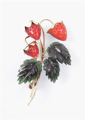 Brosche Erdbeeren - Gioielli e Orologi