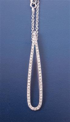 Brillantanhänger an Halskette - Orologi e gioielli