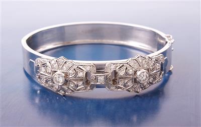 Brillant/Diamant-Armreif zus. ca. 1,70 ct - Klenoty, umění a starožitnosti