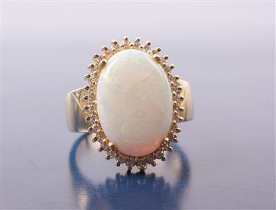 Brillant/Opal-Ring - Gioielli, arte e antiquariato