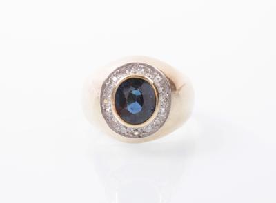 Diamant/Saphir-Ring - Jewellery, Works of Art and art