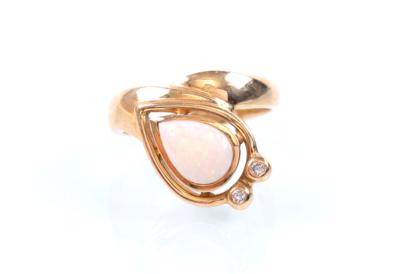 Brillant/Opal Ring - Gioielli, arte e antiquariato