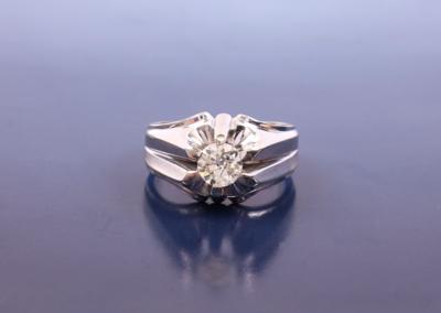 Altschliffbrillant-Ring ca. 0,80 ct - Jewellery, antiques and art