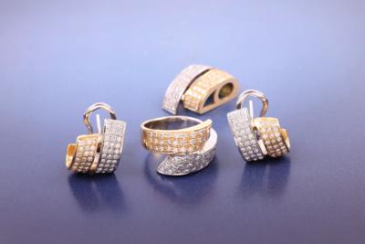 Brillant-Schmuckgarnitur zus. ca. 2,90 ct - Šperky a hodinky