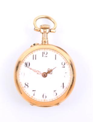 Goldene 18karätige Damentaschenuhr - Šperky a hodinky