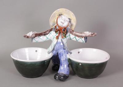 Chinesischer Wasserträger, Anzengruber Keramik, - Porcelán, sklo a keramika