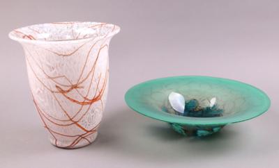 Vase/Schale, Lötz um 1920/30 - Porcelán, sklo a keramika