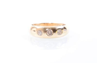 Brillant-Ring zus. ca. 0,50 ct - Gioielli, arte e antiquariato