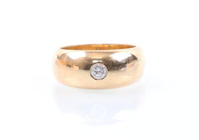 Brillantsolitär-Ring ca. 0,20 ct - Jewellery, antiques and art