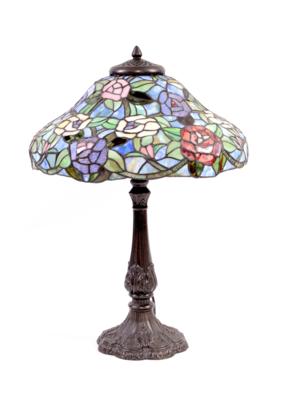 Tischlampe, in der Art Tiffany, - Gioielli, arte e antiquariato