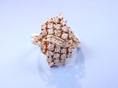 Brillant-Damenring zus. ca. 1,80 ct - Jewellery and watches