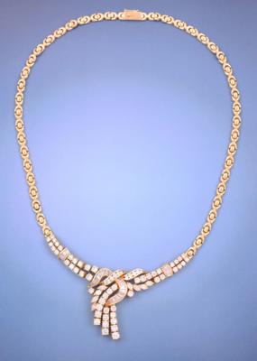 Brillant/Diamant-Collier zus. ca. 6,50 ct - Gioielli e orologi