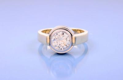 Brillantsolitär Damenring ca. 1,40 ct - Jewellery and watches