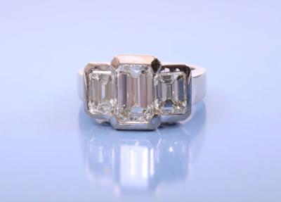 Diamantring ca. 4,0 ct - Jewellery and watches