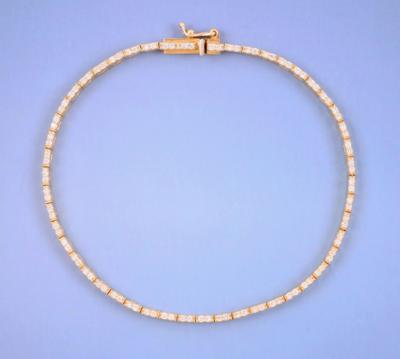 Brillantarmkette zus. ca. 1 ct - Jewellery, antiques and art