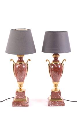 Paar Tischlampen, in klassizistischem Stil, - Jewellery, antiques and art