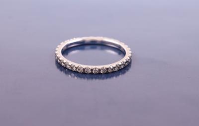 H- Brillant-Memoryring zus. ca. 0,80 ct - Jewellery, antiques and art