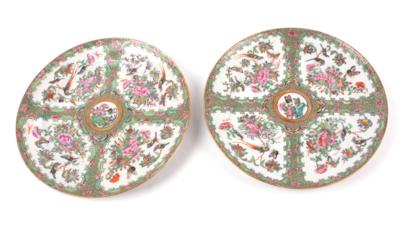 Paar chinesische Zierteller - Jewellery, antiques and art