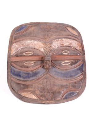 Teke-Tsaye, Dem. Rep. Kongo scheibenförmige"Kidumu-Maske - Klenoty, umění a starožitnosti