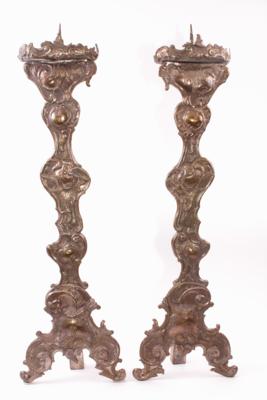Paar sakrale Kerzenständer im Barockcharakter - Gioielli, arte e antiquariato