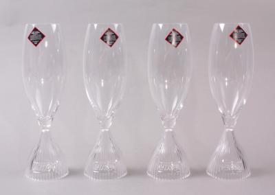 4 Champagnergläser "Jahrtausendglas 2002" - Schmuck, Kunst & Antiquitäten