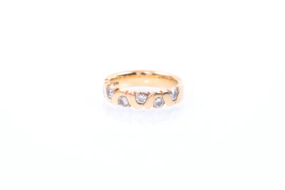 Brillant-Ring zus. ca. 0,60 ct - Gioielli, arte e antiquariato