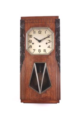 Art Deco-Wanduhr, Frankreich um 1930, - Watches