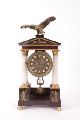 Biedermeier-Kommodenuhr, um 1830, - Hodinky