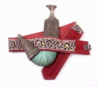 Jemenitischer Krummdolch "Dschambija", - Jewellery, Works of Art and art