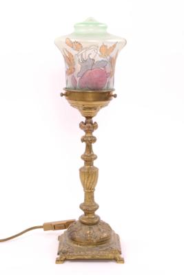 Tischlampe, 1. Drittel 20. Jhdt., - Schmuck, Kunst & Antiquitäten