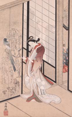 Japan, 1. Hälfte 20. Jhdt., "Geishas", - Grafika
