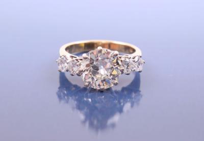 Altschliff/Brillantdamenring zus. 3,10 ct - Schmuck, Kunst & Antiquitäten