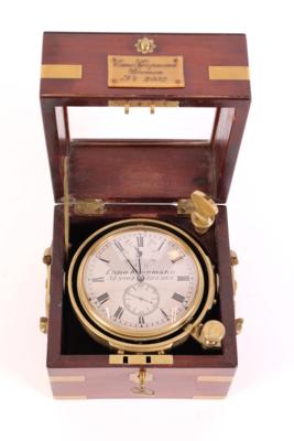 Schiffs-Chronometer "Enno Koppmann-Bremen Nr. 2002", - Klenoty, umění a starožitnosti