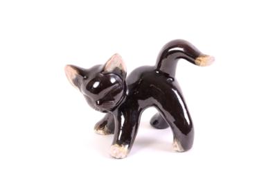 Tierfigur "Katze", Entwurf Walter Bosse, - Jewellery, Works of Art and art