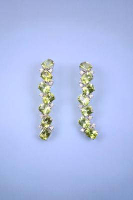 Brillant/Peridotohrgehänge - Gioielli, arte e antiquariato