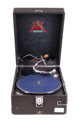 Koffergrammophon, 1. Hälfte 20. Jhdt., - Gioielli, arte e antiquariato