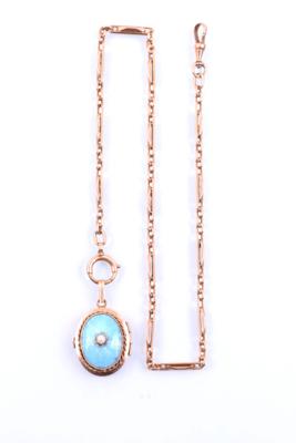 Medaillon an Hals/Uhrkette - Jewelry, Art & Antiques