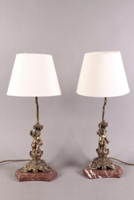 Paar Nachttischlampen, in klassizistischem Stil, Ende 20. Jhdt., - Jewelry, Art & Antiques