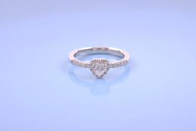 Brillant/Diamant-Damenring zus. 0,44 ct - Jewelry, Art & Antiques
