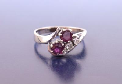 Brillant/Rubin Ring - Gioielli, arte e antiquariato