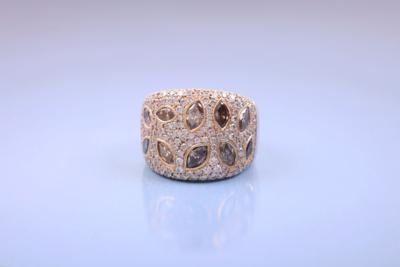Brillant/Diamant-Ring zus. ca. 3,30 ct - Uhren und Schmuck