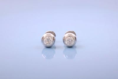 Brillant-Ohrstecker zus. ca. 1,40 ct - Uhren und Schmuck