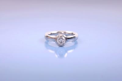 Solitärdamenring ca. 0,65 ct - Uhren und Schmuck