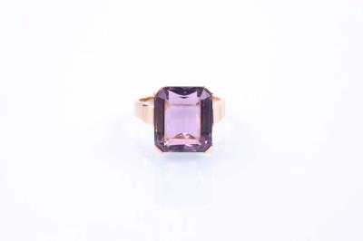 Amethyst-Damenring - Šperky, umění a starožitnosti