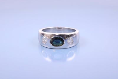 Brillant/Saphir-Damenring - Jewellery and watches